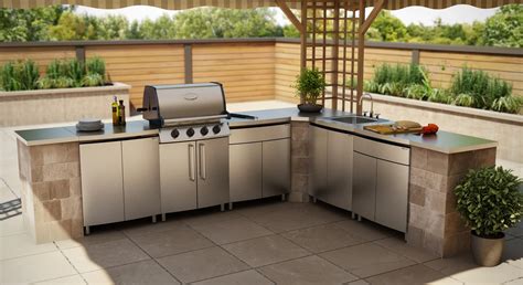 stainless steel bbq cabinet|outdoor stainless steel kitchen cabinets.